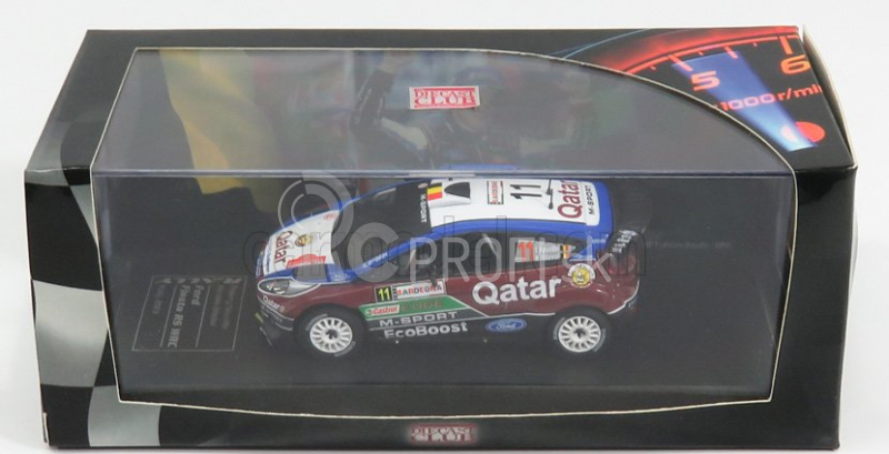 Ixo-models Ford england Fiesta Rs Wrc N 11 Rally Sardegna Taliansko 2013 T.neuville - N.gilsoul 1:43 Bordeaux Blue White