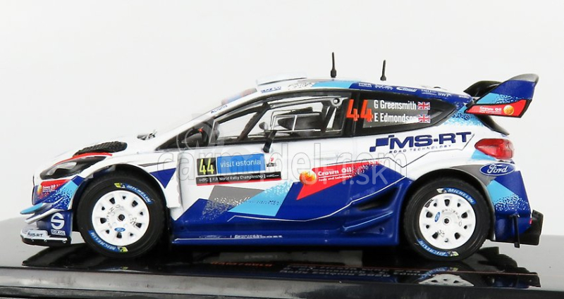 Ixo-models Ford england Fiesta Wrc N 44 Rally Estonia 2020 G.greensmith - E.edmondson 1:43 2 Tones Blue White