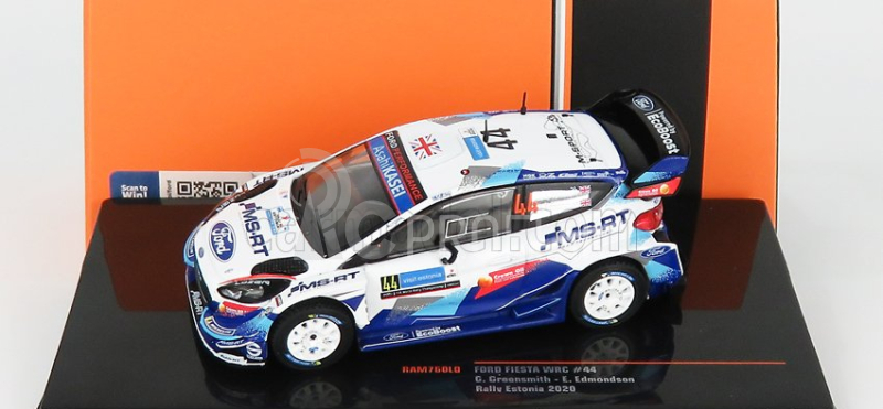 Ixo-models Ford england Fiesta Wrc N 44 Rally Estonia 2020 G.greensmith - E.edmondson 1:43 2 Tones Blue White