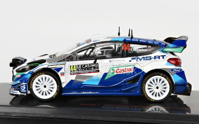 Ixo-models Ford england Fiesta Wrc N 44 Rally Montecarlo 2021 G.greensmith - E.edmondson 1:43 Blue White