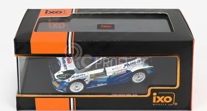 Ixo-models Ford england Fiesta Wrc N 44 Rally Montecarlo 2021 G.greensmith - E.edmondson 1:43 Blue White