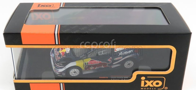 Ixo-models Ford england Fiesta Wrc Red Bull N 2 Rally De Portugal 2018 E.evans - D.barritt 1:43 Modrá červená žltá