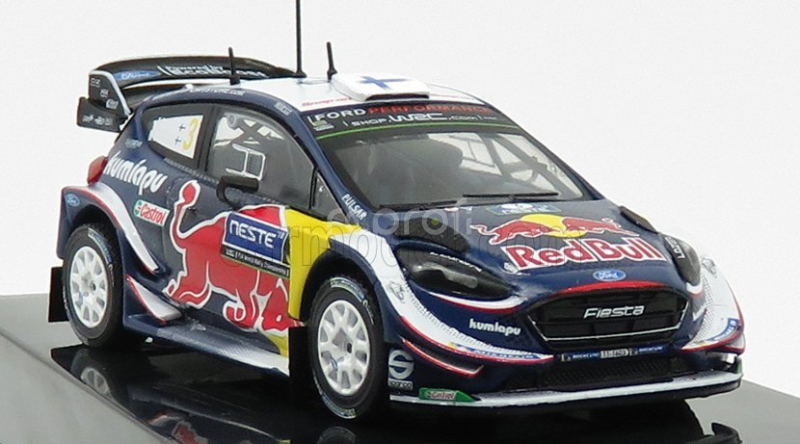 Ixo-models Ford england Fiesta Wrc Red Bull N 3 Rally Finland 2018 T.suninen - M.markkula 1:43 Modrá Biela Žltá Červená