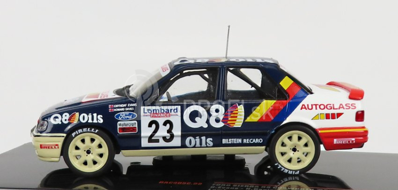 Ixo-models Ford england Sierra Rs Cosworth N 23 Rally Rac Lombard 1991 G.evans - H.davies 1:43 Modrá Biela