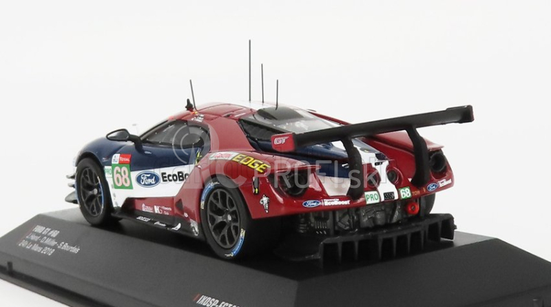 Ixo-models Ford usa Gt 3.5l Turbo V6 Team Ford Chip Ganassi Usa N 68 3rd Lmgte Pro Class 24h Le Mans 2018 J.hand - D.muller - S.bourdais 1:43 Modrá červená biela