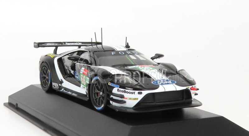 Ixo-models Ford usa Gt Ford Ecoboost 3.5l Turbo V6 Team Ford Chip Ganassi Uk N 66 6th Lmgte Pro Class 24h Le Mans 2019 S.muicke - O.pla - B.johnson 1:43 Black White