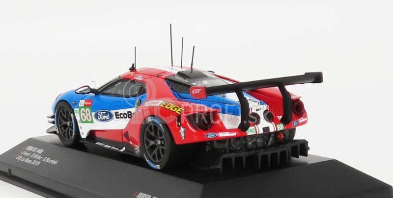 Ixo-models Ford usa Gt Ford Ecoboost 3.5l Turbo V6 Team Ford Chip Ganassi Usa N 68 24h Le Mans 2019 S.bourdais - J.hand - D.muller 1:43 Červená Biela Modrá