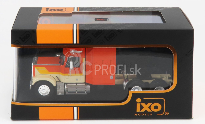 Ixo-models GMC General Tractor Truck 3-osý 1980 1:43 Oranžový