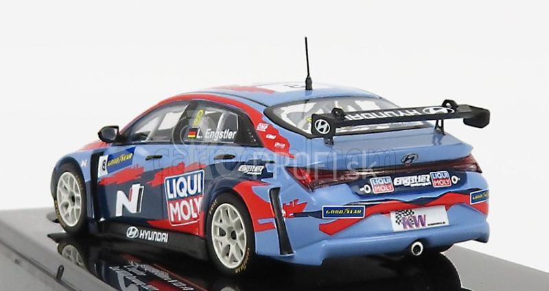 Ixo-models Hyundai Elantra N Tcr Team Liqui Moly N 8 Wtcr Nemecko 2021 L.engstler 1:43 Svetlo modrá červená