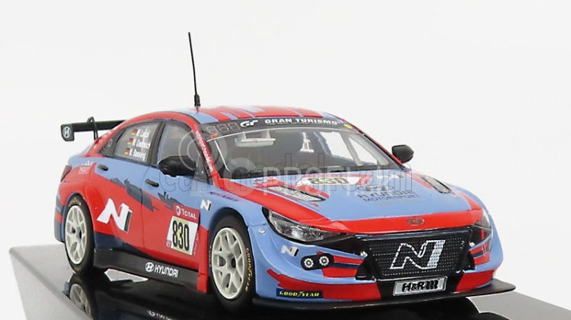 Ixo-models Hyundai Elantra N Tcr Team Liqui Moly N 830 24h Nurbring 2021 M.basseng - M.lauck - M.oestreich 1:43 Svetlo modrá červená