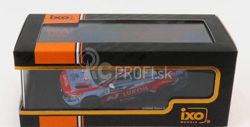 Ixo-models Hyundai Elantra N Tcr Team Lukoil N 3 Wtcr Portugalsko 2021 G.tarquini 1:43 Svetlo modrá červená