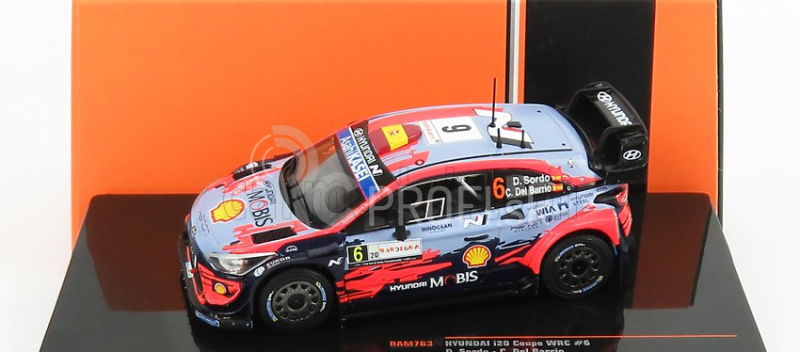 Ixo-models Hyundai I20 Coupe Wrc N 6 Rally Sardegna 2020 D.sordo - C.del Barrio 1:43 Svetlo modrá červená čierna