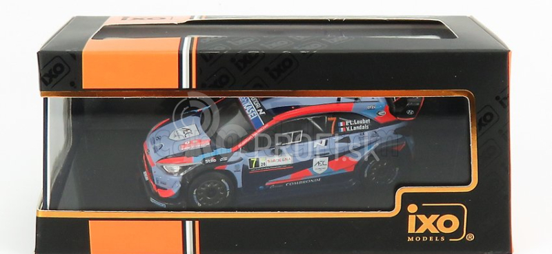 Ixo-models Hyundai I20 Coupe Wrc N 7 Rally Sardegna 2020 P.l.loubet - V.landais 1:43 Svetlo modrá červená čierna