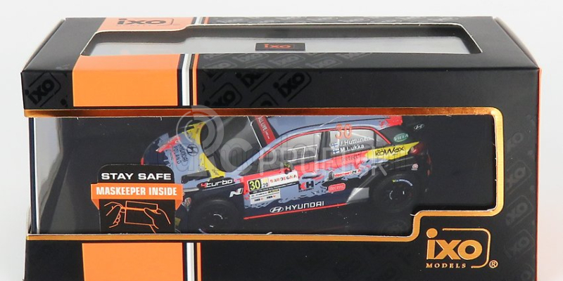 Ixo-models Hyundai I20 R5 N 30 Rally Sardegna Taliansko 2020 J.huttunen - M.lukka 1:43 2 Tones Blue Red