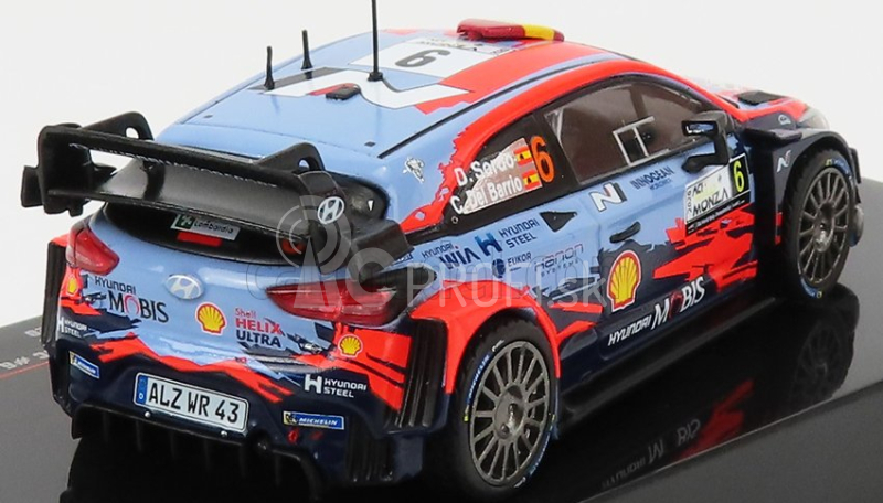 Ixo-models Hyundai I20 Wrc Coupe Team Shell Mobis N 6 Rally Monza 2020 D.sordo - C.del Barrio 1:43 Svetlo modrá červená čierna