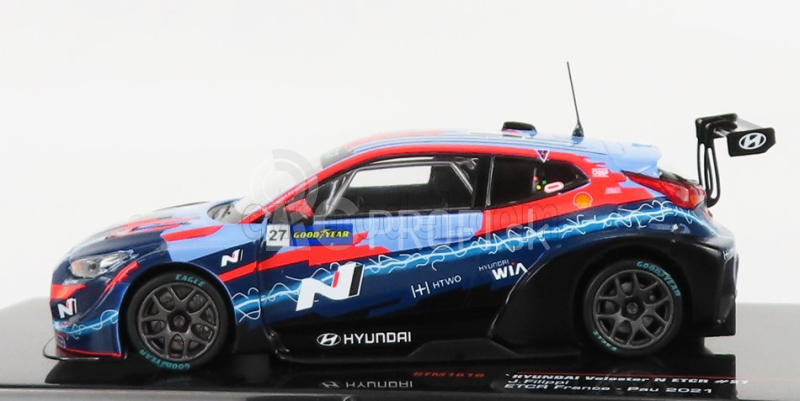 Ixo-models Hyundai Veloster N 27 Etcr Sezóna 2021 L.filippi 1:43 2 Tóny Modrá červená