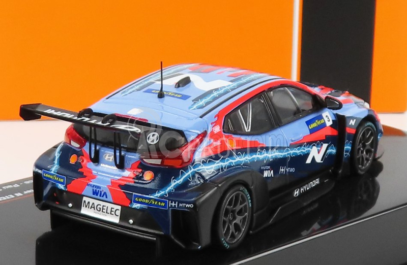 Ixo-models Hyundai Veloster N 3 Etcr Sezóna 2021 T.chilton 1:43 2 Tóny Modrá červená