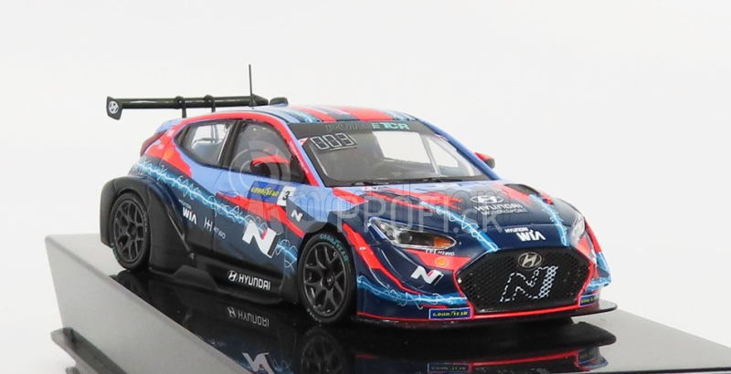 Ixo-models Hyundai Veloster N 3 Etcr Sezóna 2021 T.chilton 1:43 2 Tóny Modrá červená