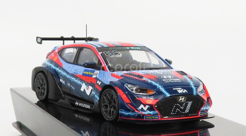 Ixo-models Hyundai Veloster N 69 Etcr Sezóna 2021 J.k.vernay 1:43 2 Tones Blue Red