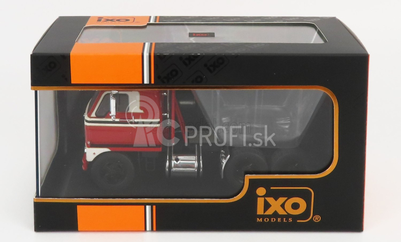 Ixo-models International Dcof-405 Tractor Truck 3-assi 1959 1:43 Červená krémová