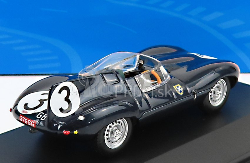 Ixo-models Jaguar D-type Team Ecurie Ecosse N 3 Winner 24h Le Mans 1957 R.flockhart - I.bueb 1:43 Blue Met