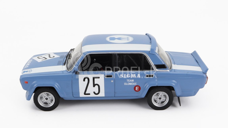 Ixo-models Lada fiat 2105 Vfts N 25 Rally Příbram 1986 Václav Chlustina - Miroslav Hrbek 1:43 Svetlomodrá