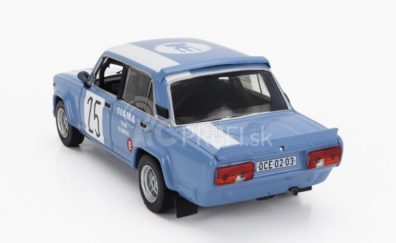 Ixo-models Lada fiat 2105 Vfts N 25 Rally Příbram 1986 Václav Chlustina - Miroslav Hrbek 1:43 Svetlomodrá