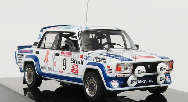 Ixo-models Lada fiat 2105 Vfts N 9 Rally Nový Zéland 1985 S.brundza - A.dadvani 1:43 Biela Modrá