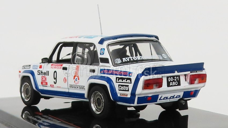 Ixo-models Lada fiat 2105 Vfts N 9 Rally Nový Zéland 1985 S.brundza - A.dadvani 1:43 Biela Modrá