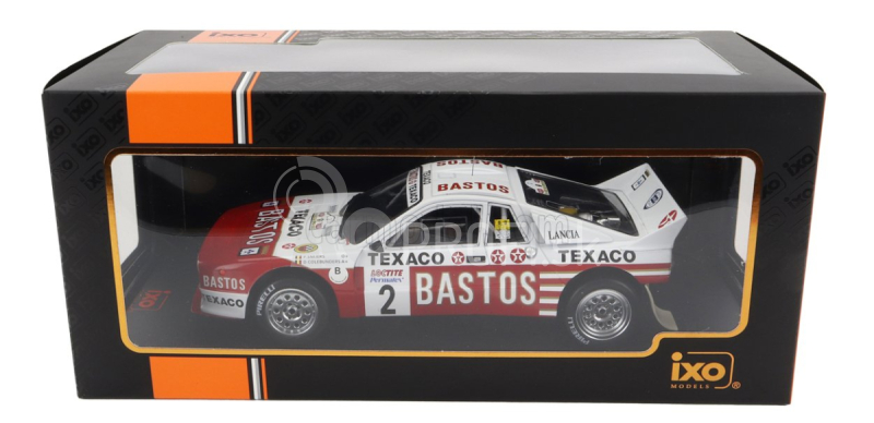 Ixo-models Lancia 037 Evo 2 Bastos N 2 Rally Ypres 1985 P.snijers - D.colebunders 1:18 Biela červená