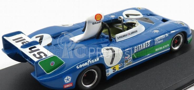 Ixo-models Matra simca Ms670b 3.0l V12 Team Matra Sport N 7 Winner 24h Le Mans 1974 H.pescarolo - G.larrousse 1:43 Bluette Green White