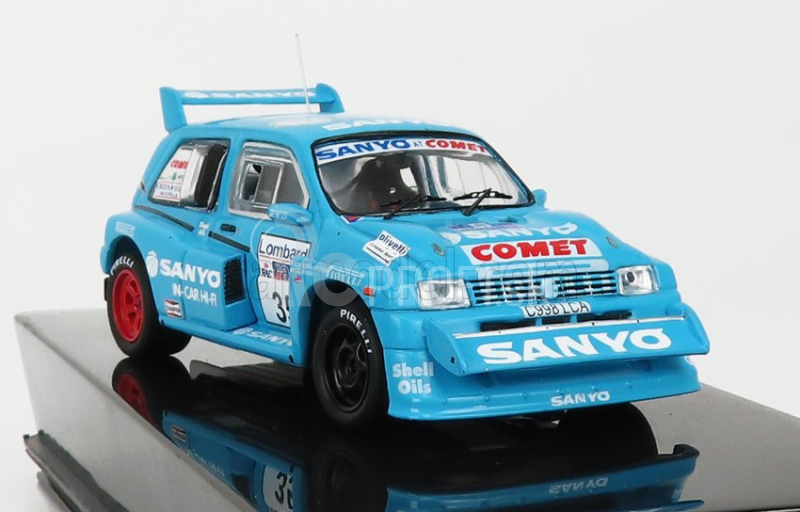 Ixo-models MG Metro 6r4 N 35 Rally Rac Lombard 1986 B.harris - W.rutherford 1:43 Svetlomodrá