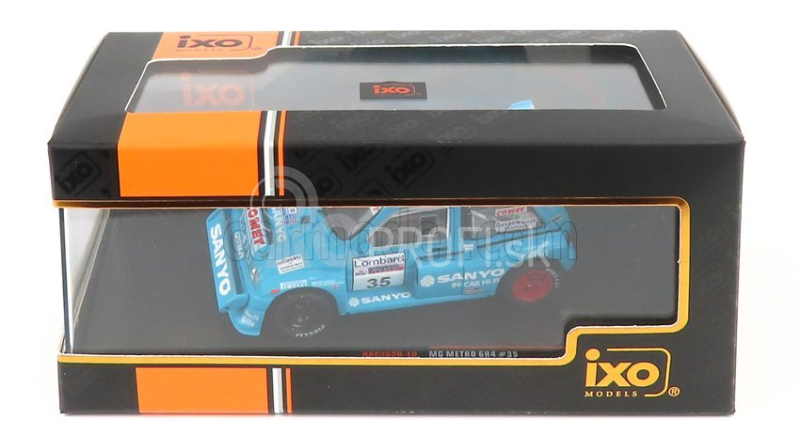 Ixo-models MG Metro 6r4 N 35 Rally Rac Lombard 1986 B.harris - W.rutherford 1:43 Svetlomodrá