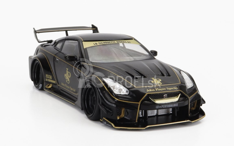 Ixo-models Nissan 35gt-rr Jsp Lb-silhouette Works Gt Rhd 2019 1:43 Black Gold