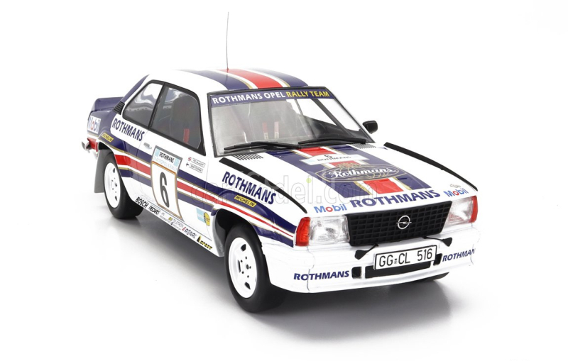 Ixo-models Opel Ascona 400 Team Rothmans N 6 3rd Rally Acropolis 1982 H.toivonen - F.gallagher 1:18 Biela modrá červená