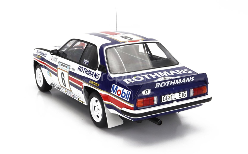 Ixo-models Opel Ascona 400 Team Rothmans N 6 3rd Rally Acropolis 1982 H.toivonen - F.gallagher 1:18 Biela modrá červená