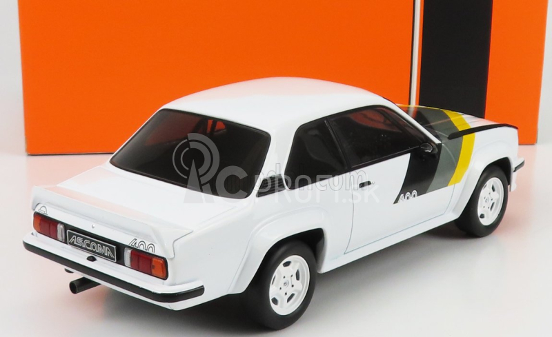 Ixo-models Opel Ascona B 400 1982 1:18 Bielo-žlto-sivá