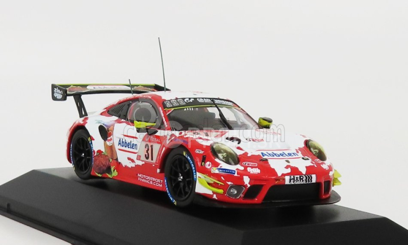 Ixo-models Porsche 911 991-2 Gt3 R Team Frikadelli Racing N 31 24h Nurburgring 2020 L.kern - M.jaminet - M.martin - L.d.arnold 1:43 Červená biela