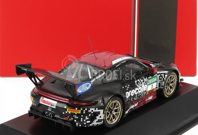 Ixo-models Porsche 911 991-2 Gt3-r Team Precote Herberth Motorsport N 1 Adac Gt Masters 2019 R.renauer - T.preining 1:43 Black