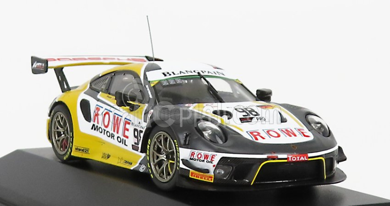 Ixo-models Porsche 911 991-2 Gt3 R Team Rowe Racing N 98 5th 24h Spa 2019 S.muller - R.dumas - M.jaminet 1:43 Sivá Biela Žltá