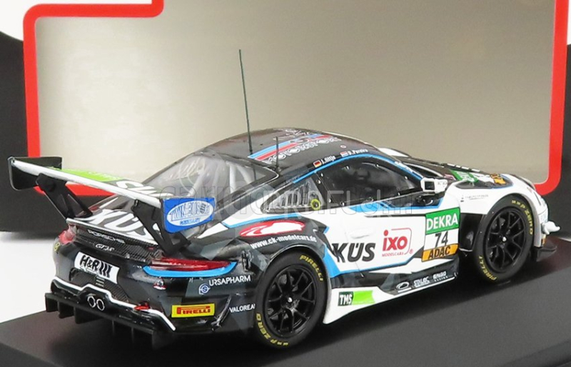 Ixo-models Porsche 911 991 Gt3 R Team Kus 75 Bernhard N 74 Adac Gt Masters 2021 J.fittje - D.pereira 1:43 Biela čierna červená