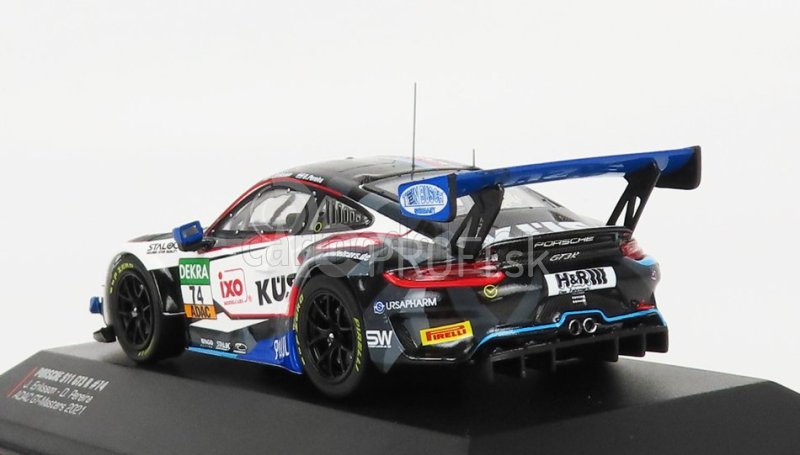 Ixo-models Porsche 911 991 Gt3 R Team Kus 75 Bernhard N 74 Adac Gt Masters 2021 K.eriksson - D.pereira 1:43 Biela čierna červená