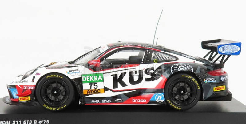 Ixo-models Porsche 911 991 Gt3 R Team Kus 75 Bernhard N 75 Adac Gt Masters 2021 C.engelhart - T.preining 1:43 Biela čierna červená