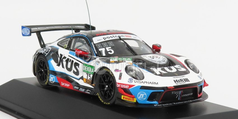 Ixo-models Porsche 911 991 Gt3 R Team Kus 75 Bernhard N 75 Adac Gt Masters 2021 C.engelhart - T.preining 1:43 Biela čierna červená