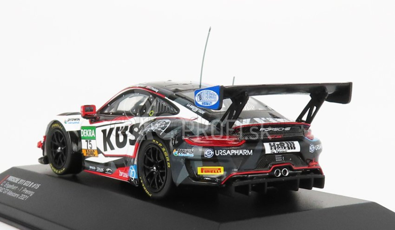 Ixo-models Porsche 911 991 Gt3 R Team Kus 75 Bernhard N 75 Adac Gt Masters 2021 C.engelhart - T.preining 1:43 Biela čierna červená