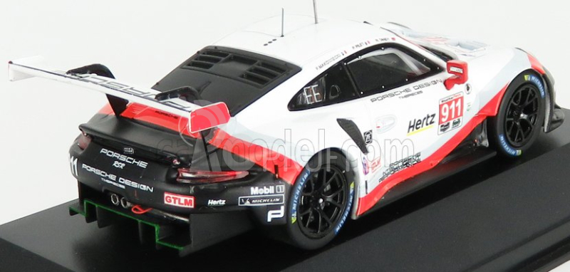 Ixo-models Porsche 911 991 Rsr Porsche Gt Team N 911 24h Daytona 2018 F.makowieckie - P.pilet - N.tandy 1:43 Biela čierna červená