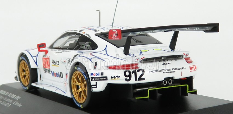 Ixo-models Porsche 911 991 Rsr Porsche Gt Team N 912 2nd Gtlm-class Petit Le Mans Road Atlanta 2018 E.bamber - L.vanthoor - M.jaminet 1:43 Biela