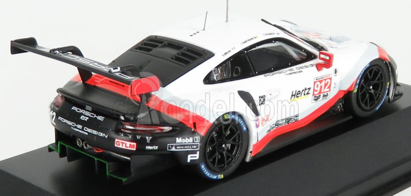 Ixo-models Porsche 911 991 Rsr Porsche Gt Team N 912 3rd Gtlm Class 24h Daytona 2018 E.bamber - L.vanthoor - M.jaminet 1:43 Biela