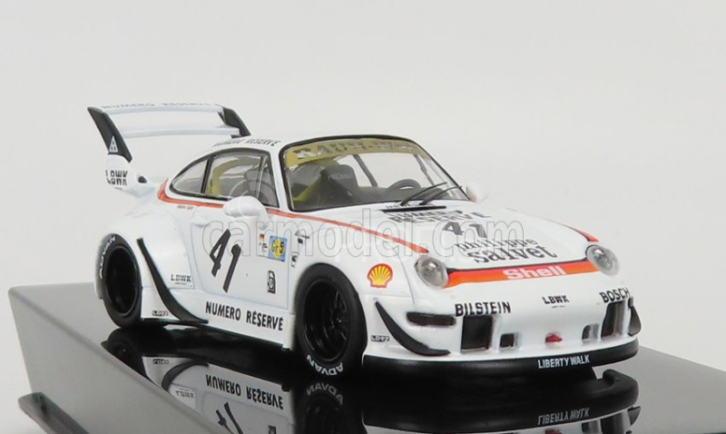 Ixo-models Porsche 911 993 Rwb Lbwk N 41 Racing 1996 1:43 Biela