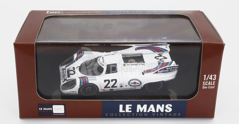 Ixo-models Porsche 917k 4.9l Team Martini Racing N 22 Winner 24h Le Mans 1971 H.marko G.van Lennep 1:43 Biela